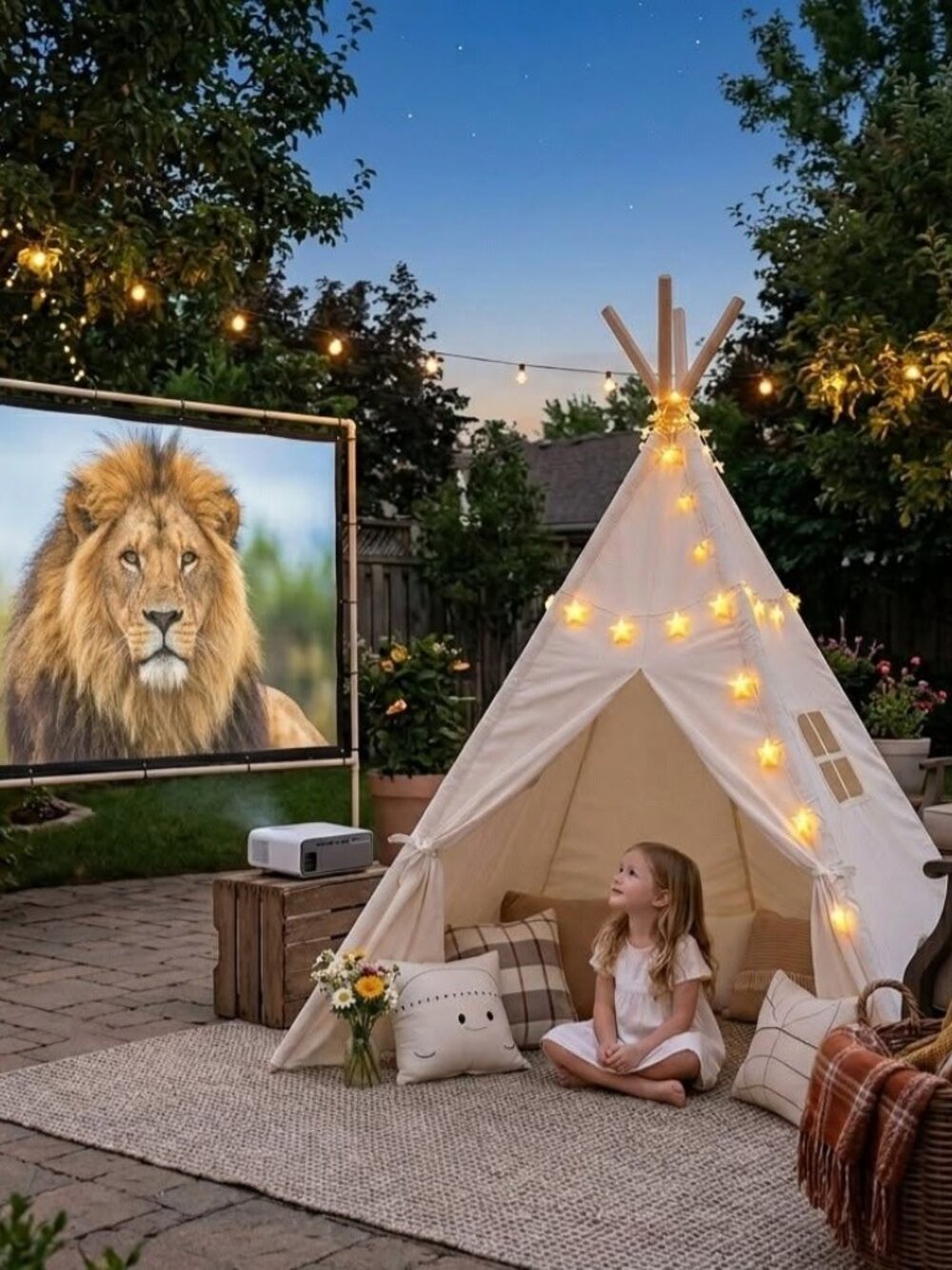 Kids Teepee Tent